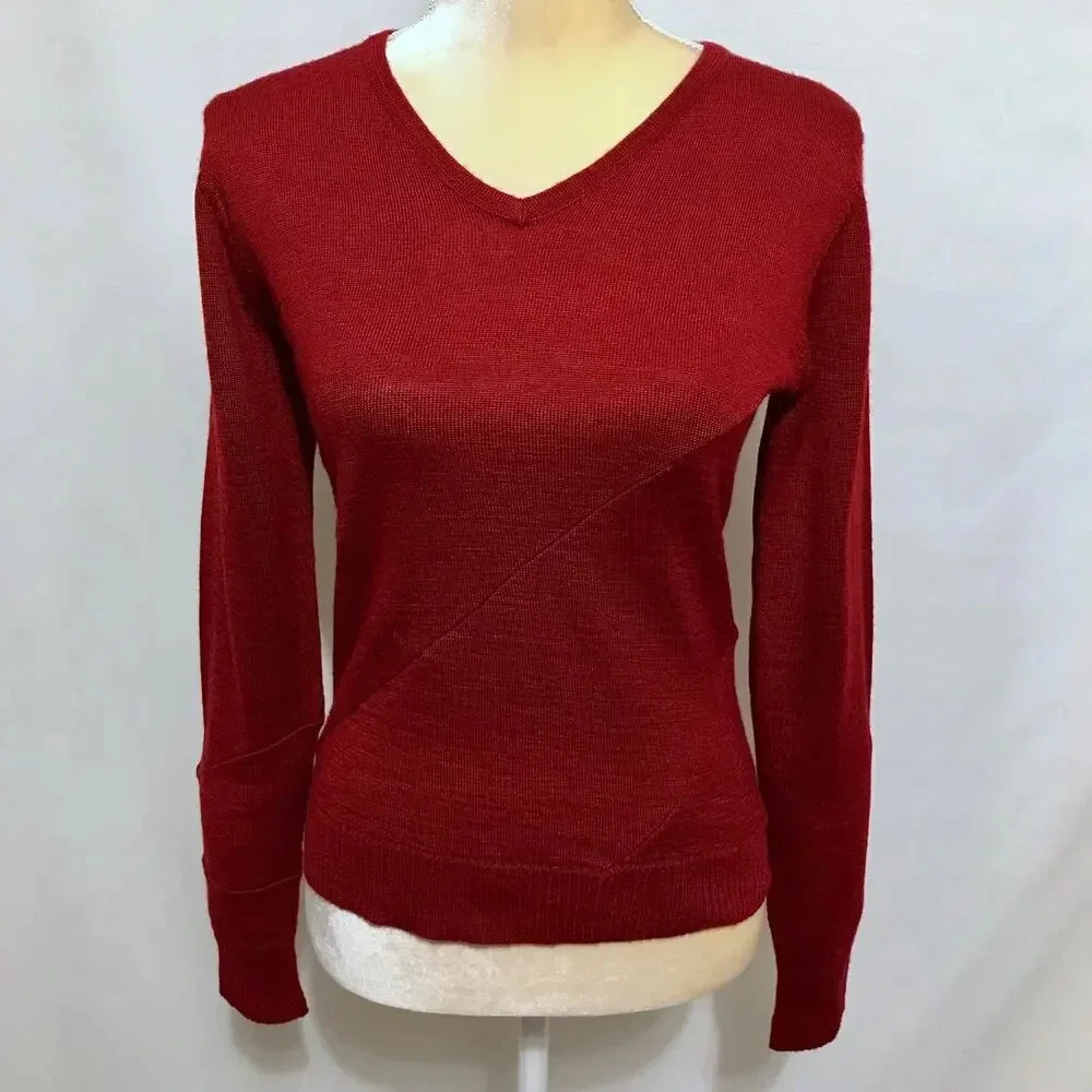 Harve Bernard Vintage Cranberry Sweater Women S